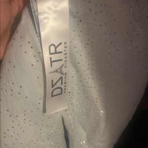 Premium Disaster Light Blue Studded Top